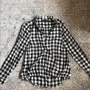 Madewell gingham top